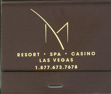 M Casino Las Vegas Matchbook