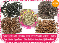 PreBonded Hair Extensions Micro Ring Copper Tube-wholesale 6000pcs