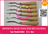6W Latch Crochet Hair Needle Hook Dreadlock Tools/Craft DreadLock Hair Extension