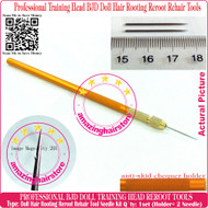 Rooting needle with holder