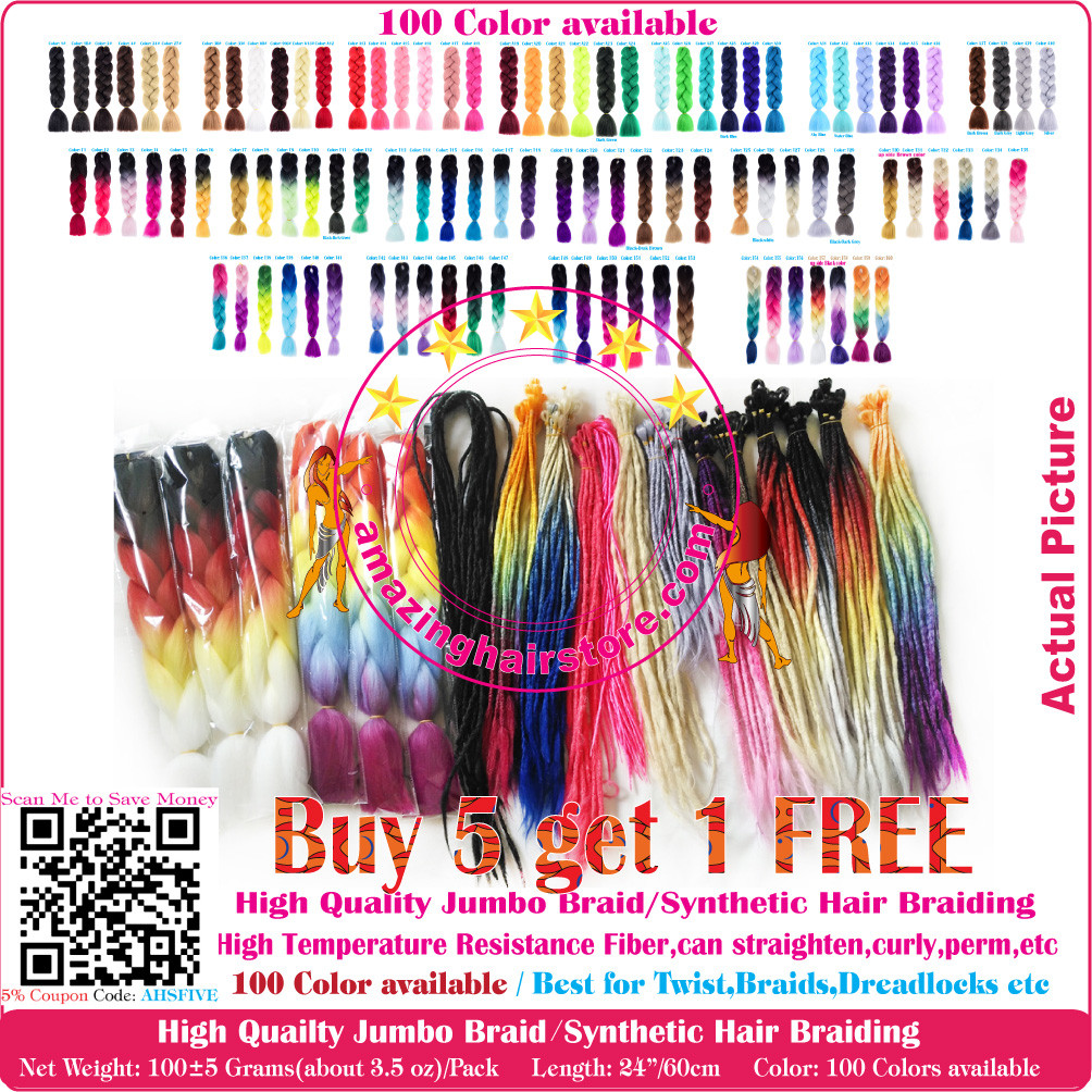 Color C1 C26 Of 100 Colors High Quality Braiding Hair 24 Inch