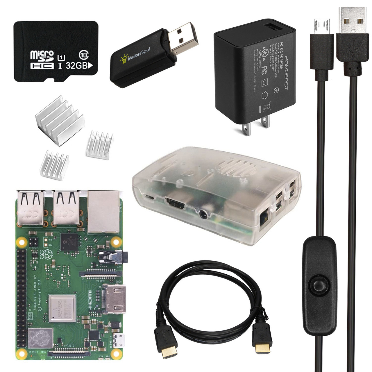 Raspberry Pi 3 Model B and Kits