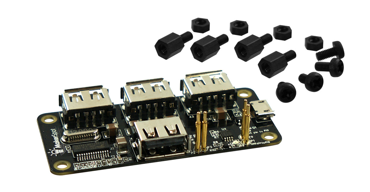 3rd Gen Stackable USB Hub for Raspberry Pi Zero