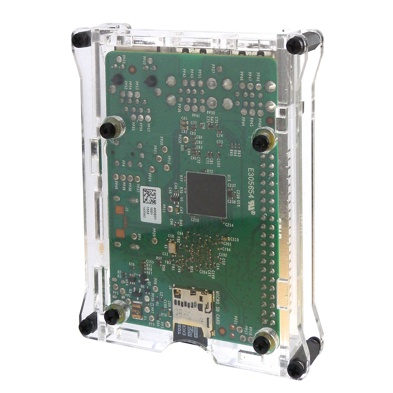 Raspberry Pi 3 protector casing designed by MakerSpot (Transparent)