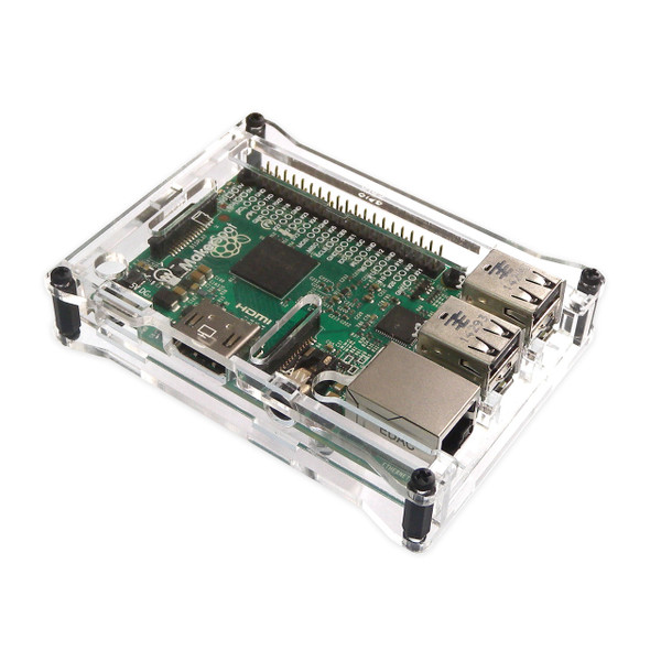 / Set de carcasa transparente Raspberry Pi Case/