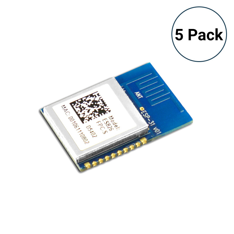ESP8266 WiFi Pre-Certified Wireless Module ES826FPC-S (5-pack)