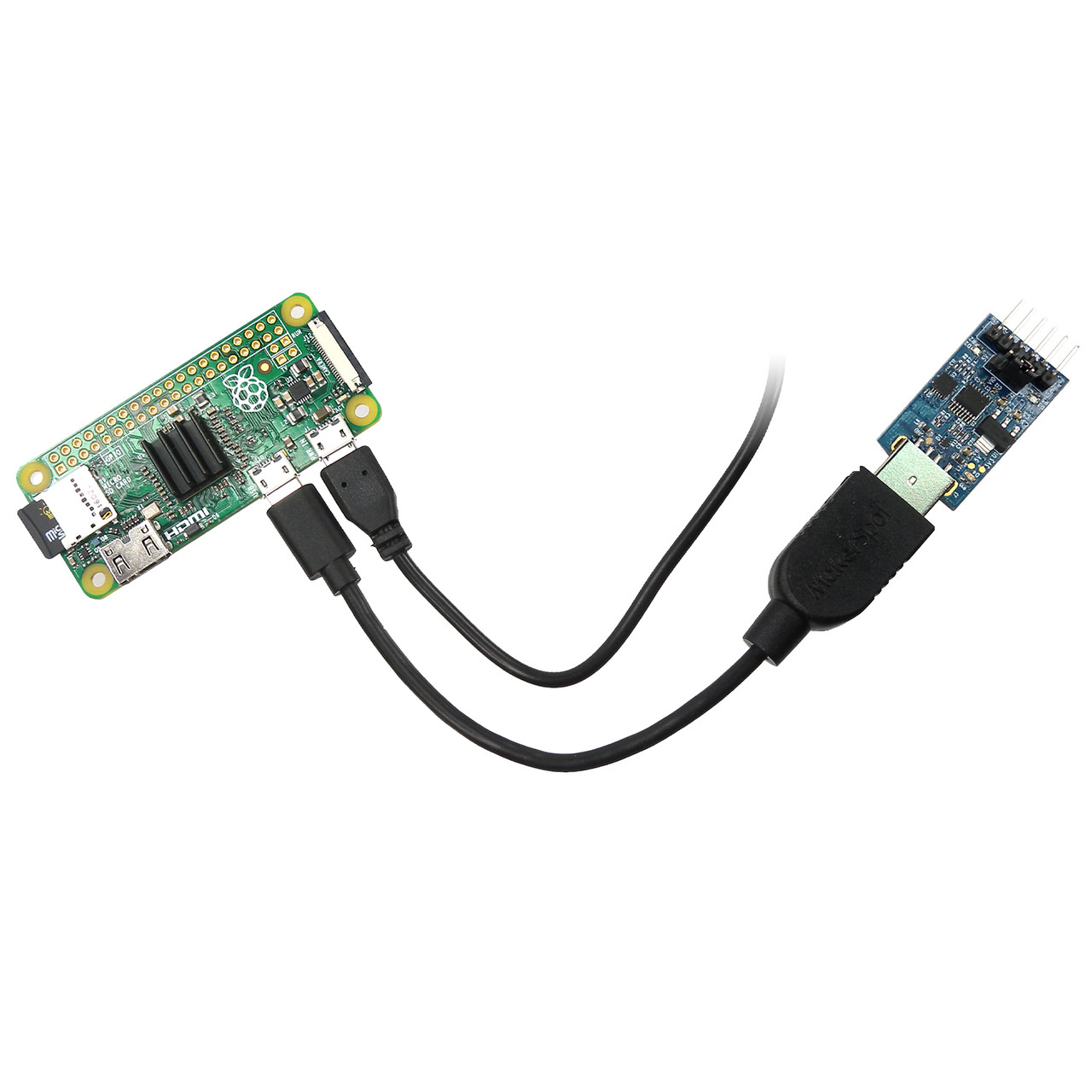 USB OTG Host Cable MicroB OTG male to A female