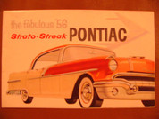1956 Pontiac huge full line sales brochure catalog