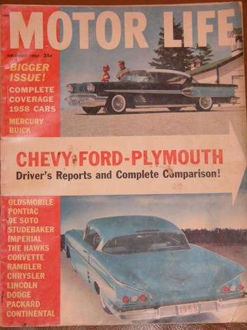 1958 all USA cars driver reports and full comparison