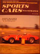 1958 Sports car Illustrated, Porsche 1600 Coupe,Saab 93B,Miller race car