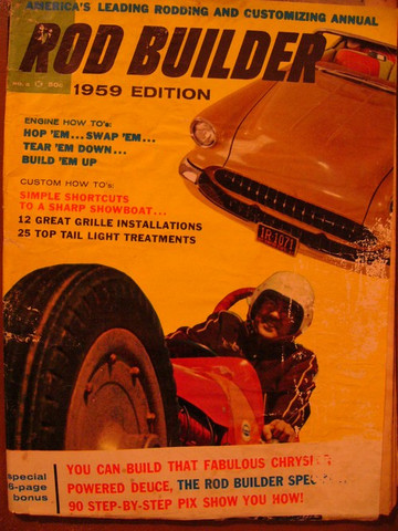 1959 Rod Builder custom car builder guide Ian Roussel