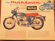 1961 Norton 650 Manxman motorcycle