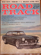 Road and track AUG. 1962 Ferrari issue