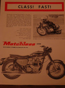 1965 Matchless 500 G80Cs 1965 Matchless 650 G12CSR for sale