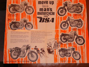 1966 BSA motorcycle for sale brochure catalog