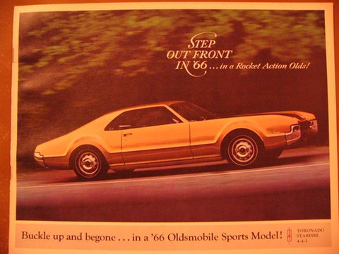 1966 Oldsmobile Toronado, Starfire, 442, brochure catalog