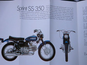 1969 Harley Sprint 350 Aermacchi brochure catalog