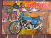 1969 Honda sandcast  & all models 23 pages brochure catalog