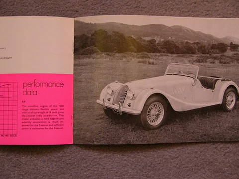 1970 Morgan sales brochure catalog +8 & 4/4