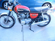 1973 Honda 550 with 2000 mile as new
