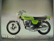 1973 Kawasaki H-1 500 for sale brochure catalog
