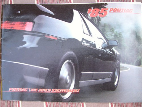 1985 Pontiac sales brochure catalog
