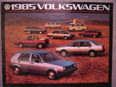 1985 Volkswagen VW Golf Jetta Cabriolet Scirocco Quantum Vanagon