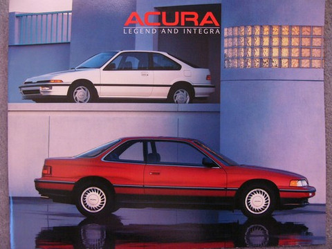 1987 Honda Acura Legend  Integra for sale brochure catalog