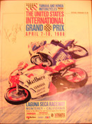 1988 Motorcycle GP program signed Kevin Schwantz