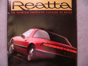 1989 Buick Reatta brochure catalog for sale
