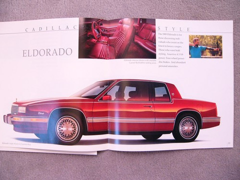 1989 Cadillac Allante , Fleetwood, DeVille, Eldorado , Seville, Brougham brochure catalog for sale