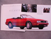 1989 Cadillac Allante , Fleetwood, DeVille, Eldorado , Seville, Brougham brochure catalog for sale