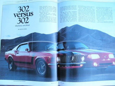 1990 Honda Acura NSX, 1970 Boss 302 Mustang