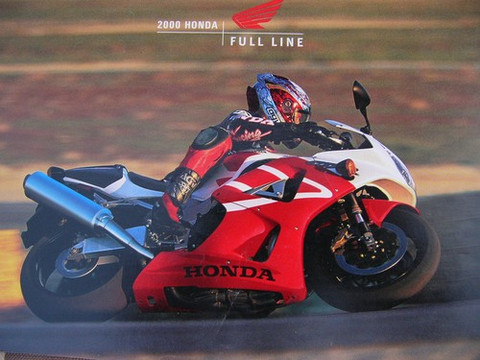 2000 Honda motorcycle full line brochure catalog
