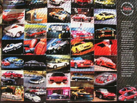 2002 Camaro 2 side huge poster