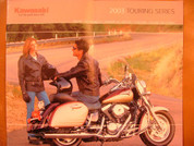 2003 Kawasaki Vulcan, Nomad, Voyager, ZZR1200, Concours, KLR650, sales brochure catalog