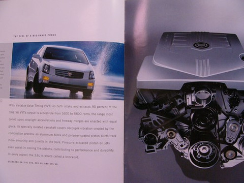 2004 Cadillac 21 page deluxe auto car sales brochure catalog