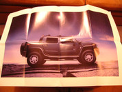 2005 Hummer H2 sales brochure catalog/Poster