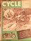 Cycle magazine December 1954 Triumph Harley 74