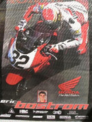Eric Bostrom Honda racing poster