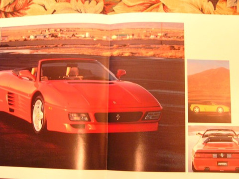 1993 Ferrari F355 Spider and 348 sales brochure catalog