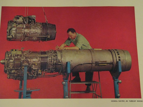 General Electric T58 Turboshaft J85 Turbojet posters 1955