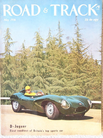 Jaguar D-Type issue May 1956 Road and Track