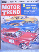 1957 Buick Century, Dodge d-500, Oldsmobile Super 88, Motor Trend February 1957