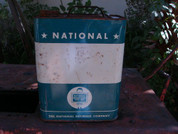 National classic old oil can 2-gallon Petroliana