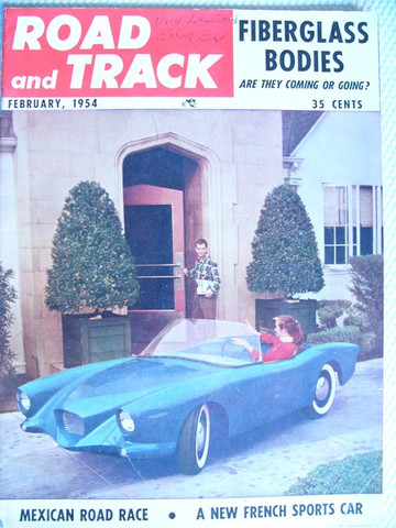Dayna Panhard,Road and Track magazine February 1954