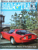 Triumph Spitfire, Peugeot 404, 1965 Ford GT poster, Road and Track magazine June 1965
