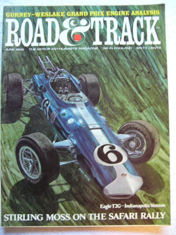 Dan Gurney Eagle,Road and Track magazine June 1966