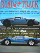 Alfa Romeo,MGB,Griffith, Road and Track magazine May 1966