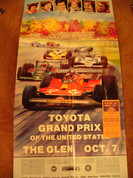 US GP Formula 1 Gran Prix poster Micheal Turner 1979 & ticket